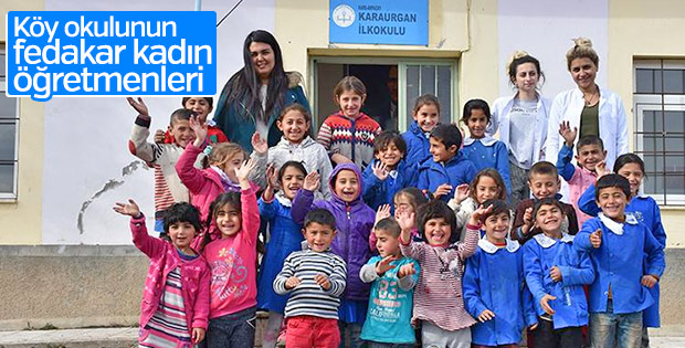 Zor koşullarda çalışan öğretmenler okulu baştan yarattı