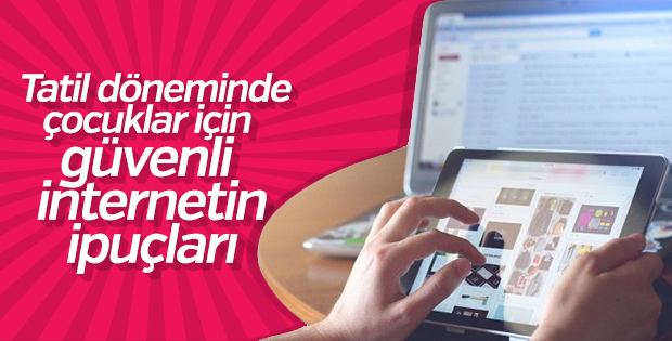 Tatilde öğrenci ve ailelere güvenli internet uyarısı