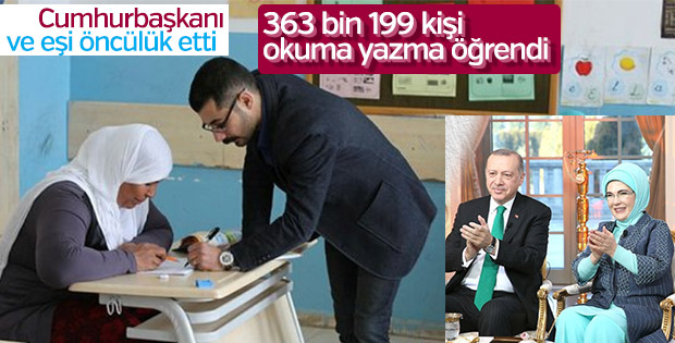 Okuma yazma seferberliğine rekor sonuç