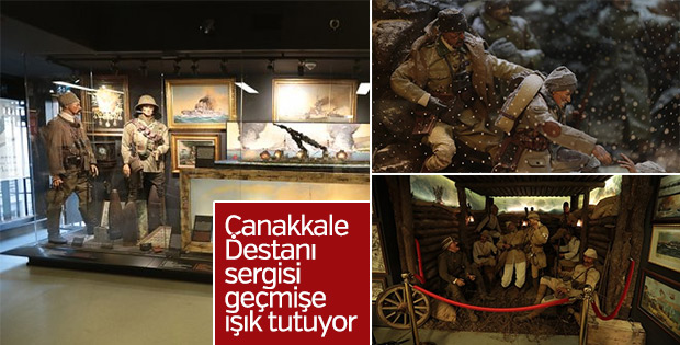 Çanakkale Destanı sergisi kapılarını açtı