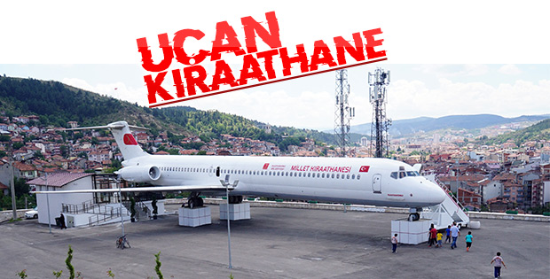 Dev yolcu uçağı Millet Kıraathanesine dönüştü