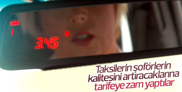 Taksi ve dolmuş ücretlerine zam
