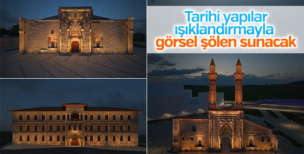 Sivas'ın tarihi eserleri ışıklandırılacak