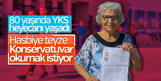 Konservatuvar hayaliyle 80'inde YKS'de ter döktü