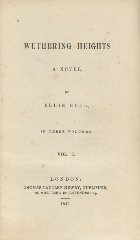Emily Brontë’nin ilk ve tek romanı: Uğultulu Tepeler