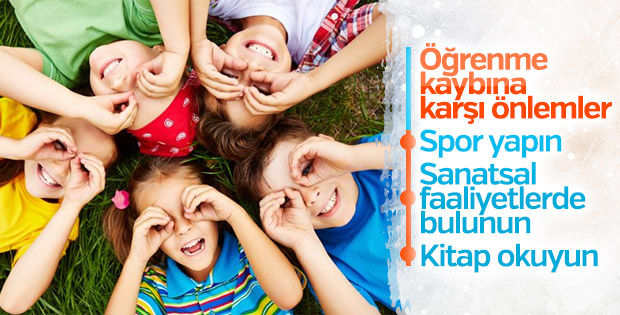 Tatilde öğrenme kaybına dikkat