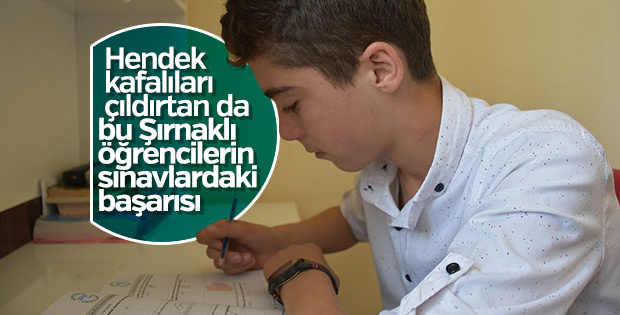 Terör Şırnaklı öğrencilerin başarısına engel olamadı