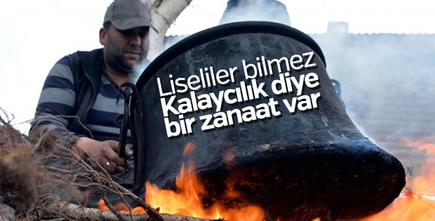 Kalaycılığı yaşatmak için Türkiye'yi dolaşıyor