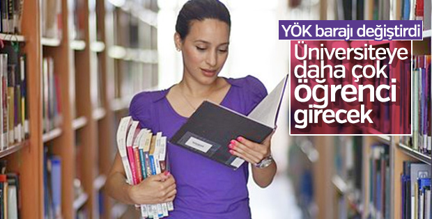 Barajın değişmesiyle üniversiteye girme şansı da arttı