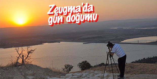 Gün doğumunu Zeugma'da karşıladılar