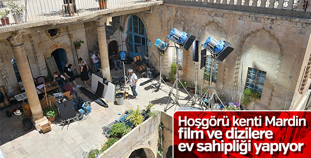 Tarihi şehir Mardin yapımcıların gözdesi oldu