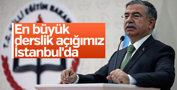 Bakan Yılmaz: En büyük derslik açığımız İstanbul'da