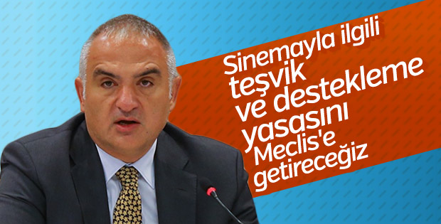 Bakan Ersoy: Sinema yasası Meclis'e gelecek 
