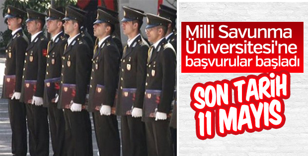 Milli Savunma Üniversitesi tercih başvuruları başladı