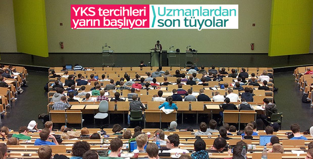 YKS tercihinde başarı sıralamasına dikkat edin