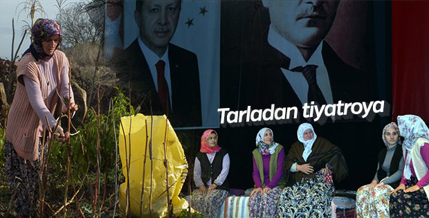 Tarlada prova yaptılar sahnenin yıldızı oldular