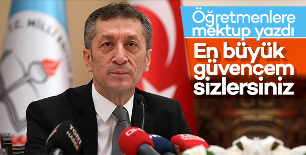 Bakan Selçuk'tan öğretmenlere mektup