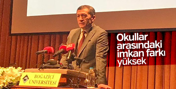 Bakan Ziya Selçuk: Okullar arasındaki başarı farkı fazla