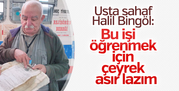 Eski kitap kokusu olarak sahaflar
