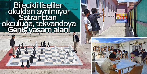 Öğrenciler dersten sonra da okulda kalıyor