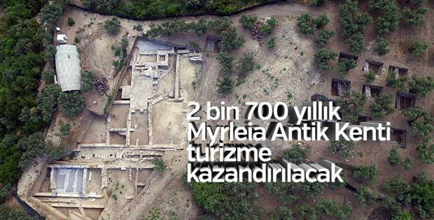 Myrleia Antik Kenti turizme kazandırılıyor