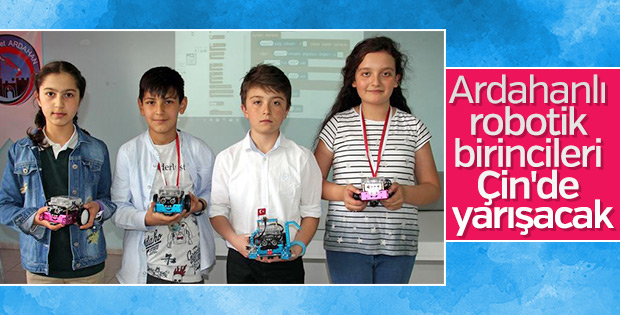 Ardahanlı kodcu çocuklar, Çin'de Türkiye'yi temsil edecek