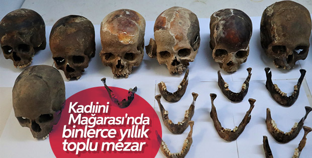Antalya Kadıini Mağarası'nda Tunç Devri'ne ait mezar