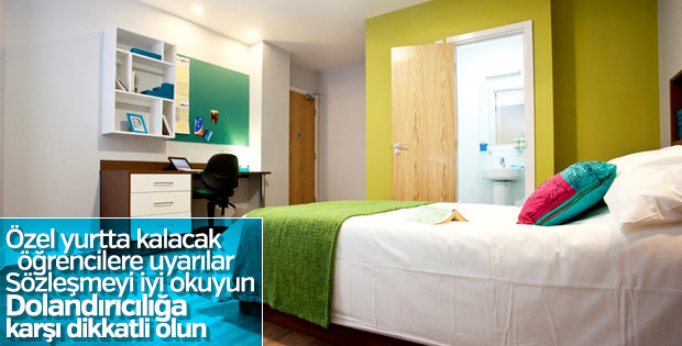 Üniversitelilere özel yurt sözleşmesi uyarısı