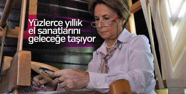 Elpek bezi dokumacılığını geleceğe aktarıyor