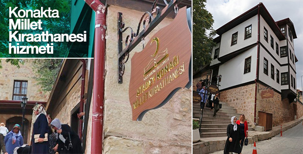 Tarihi konak Millet Kıraathanesi oldu