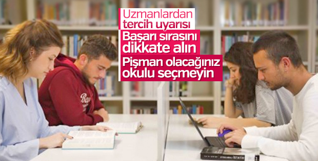 Uzmanlarından üniversite tercihi yapacak adaylara uyarı