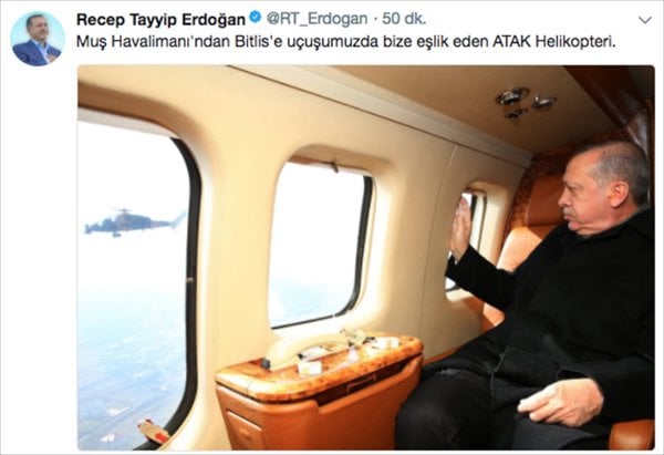 Cumhurbaşkanı Erdoğan'dan 'Atak' paylaşımı