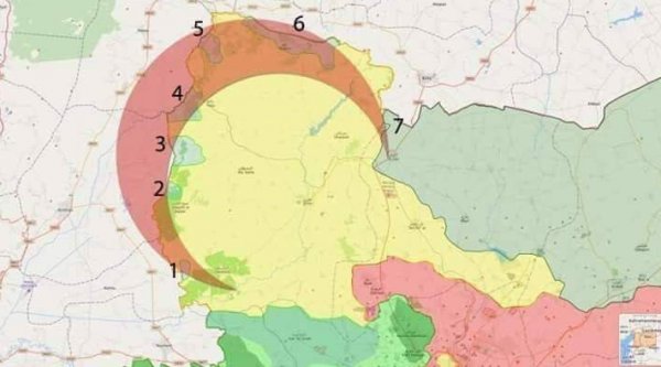 Afrin'deki hilâl, İdlib ve Fırat Kalkanı'nı birleştirdi