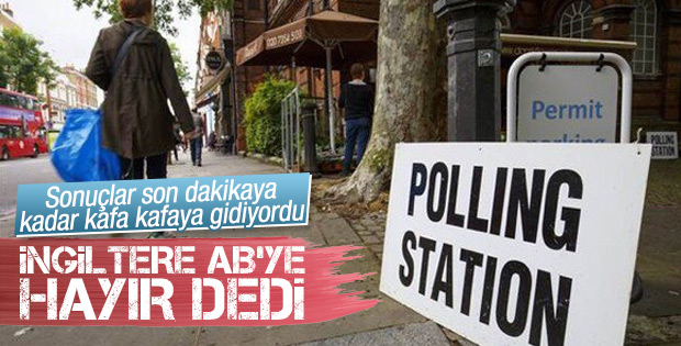 İngiltere'de AB'den ayrılma yanlıları kazandı