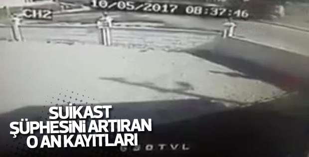 Başsavcı Mustafa Alper'in kaza görüntüleri