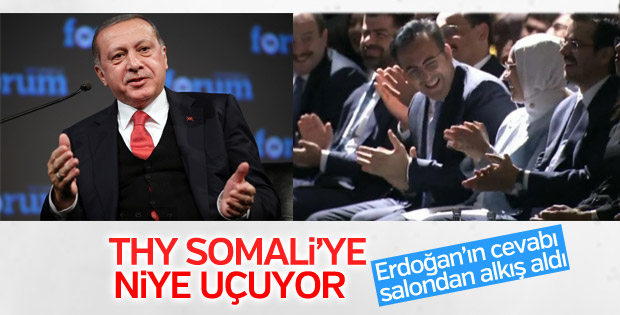 Erdoğan'a THY neden Somali'ye uçuyor sorusu