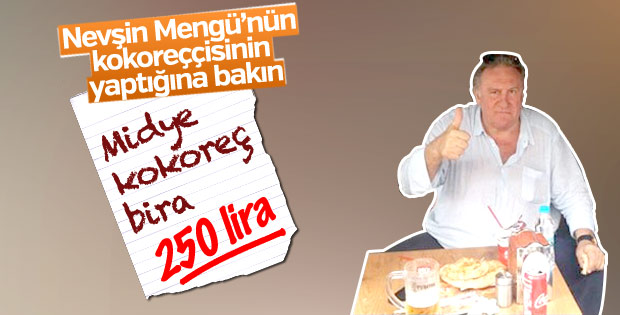 Midye ve kokoreç yiyen Fransız oyuncu 250 TL hesap ödedi