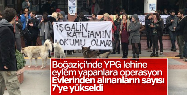 Boğaziçi Üniversitesi'nde terör yandaşlarına baskın