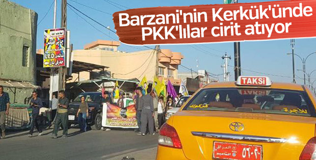 Kerkük'te PKK gösterisi