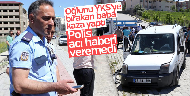 Oğlunu YKS'ye bırakan baba trafik kazasında öldü