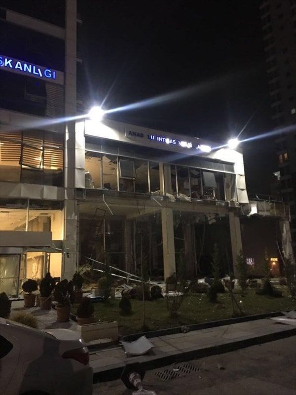 Ankara'da vergi dairesinde kazan patladı