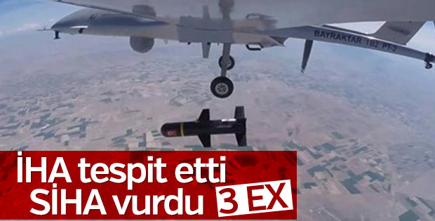 Irak'ta 3 terörist öldürüldü