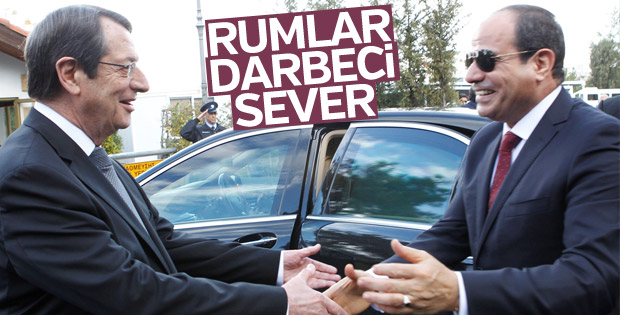 Sisi, Anastasiadis'le görüştü