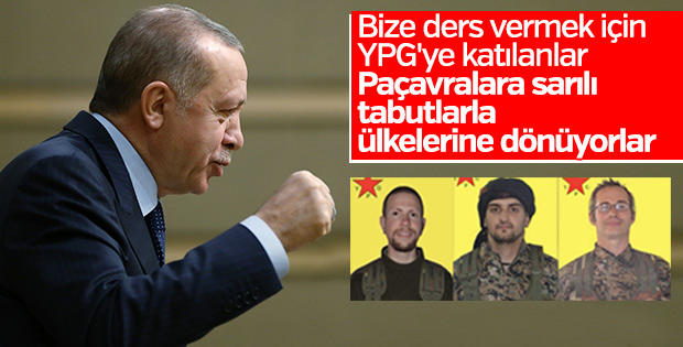Cumhurbaşkanı'ndan teröristlere gözdağı