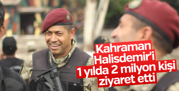 Ömer Halisdemir’i 2 milyon kişi ziyaret etti