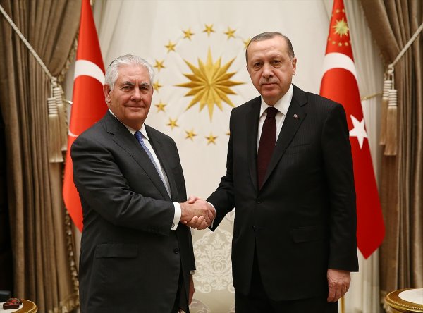 Erdoğan-Tillerson görüşmesi sona erdi