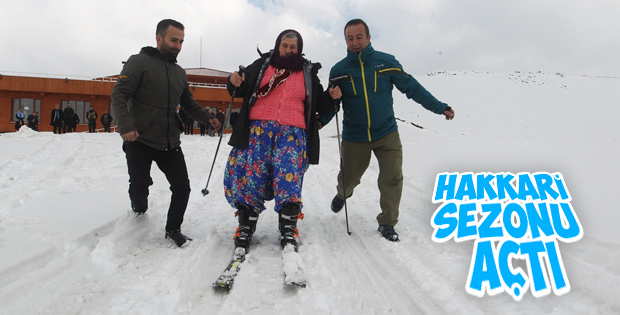 Hakkari'de kayak keyfi