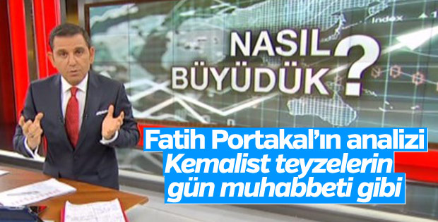 Fatih Portakal, ekonomideki büyümeyi değerlendirdi