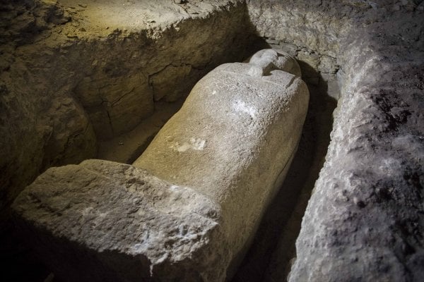 Mısır'da firavun mezarı bulundu