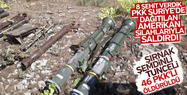 ABD'nin verdiği silahlarla askerlerimizi şehit ettiler